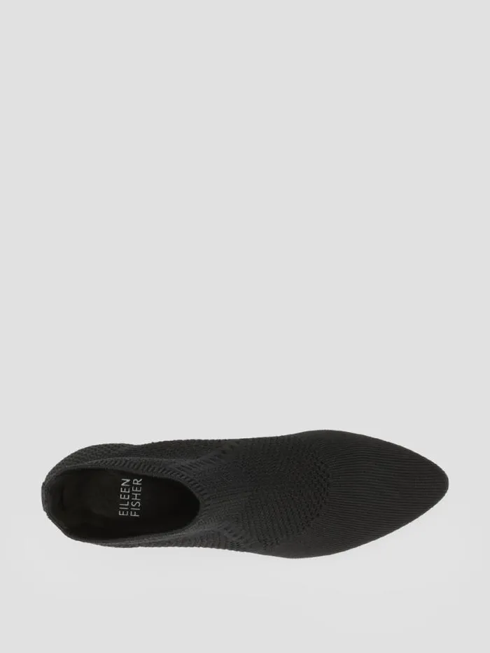 Shop Eileen Fisher Shoes Purl Recycled Stretch Knit Bootie Black
