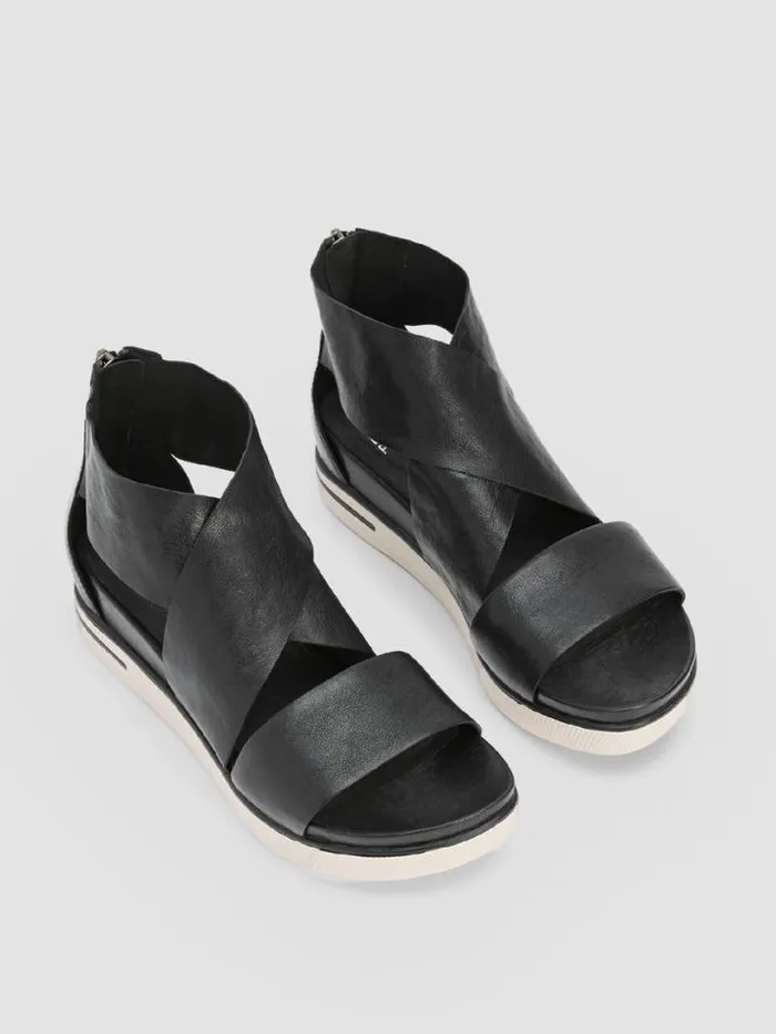 Shop Eileen Fisher Shoes Sport Tumbled Leather Sneaker Sandal Black