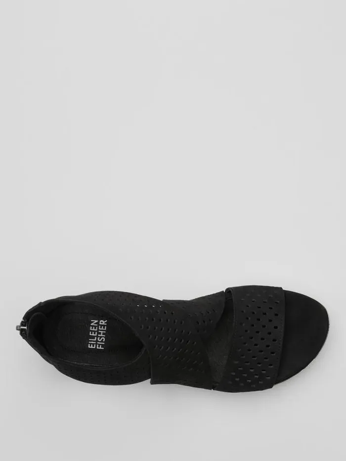 Shop Eileen Fisher Shoes Sport Tumbled Nubuck Sneaker Sandal Black