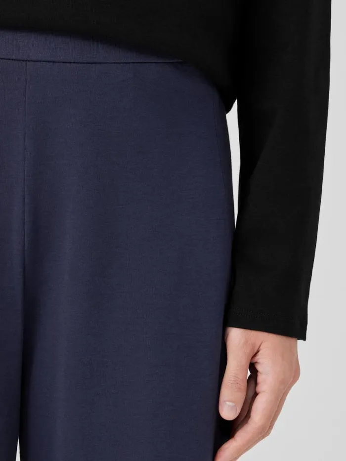 Shop Eileen Fisher Sleepwear Organic Cotton Interlock Lantern Sleep Pant Indigo