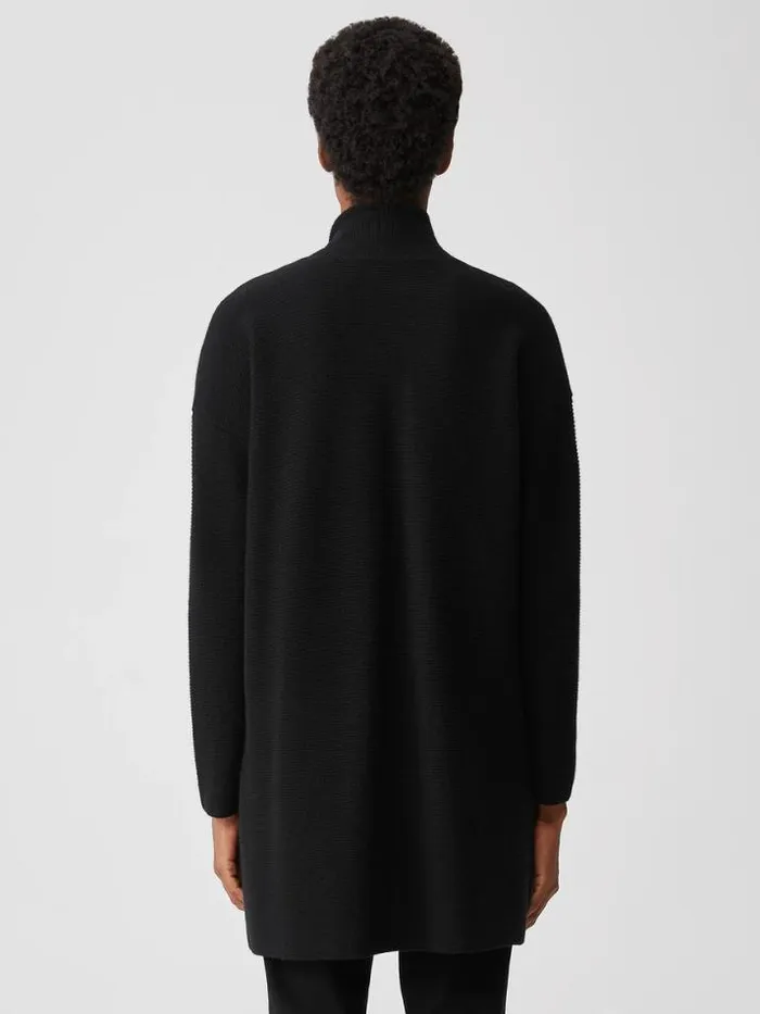 Shop Eileen Fisher Sweaters and Cardigans Italian Cashmere Links Cardigan Black