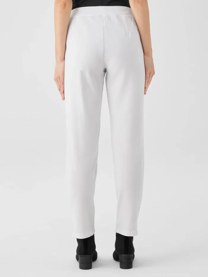 Shop Eileen Fisher Sweaters and Cardigans Washable Stretch Crepe Pant White