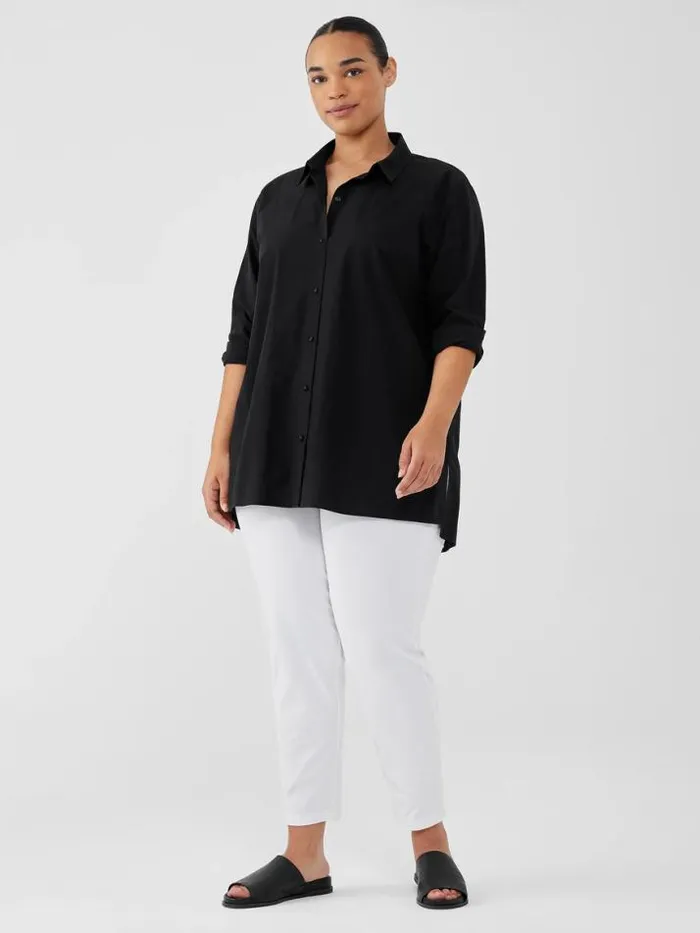 Shop Eileen Fisher Sweaters and Cardigans Washable Stretch Crepe Pant White