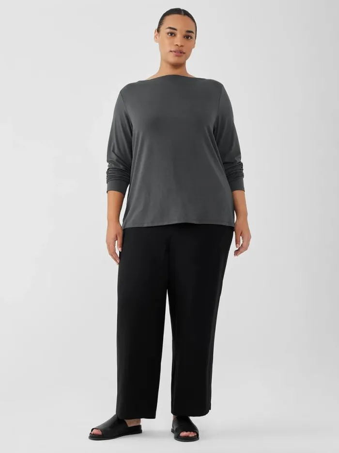 Shop Eileen Fisher Tops and Tees Fine Jersey Cowl Neck Top Grove