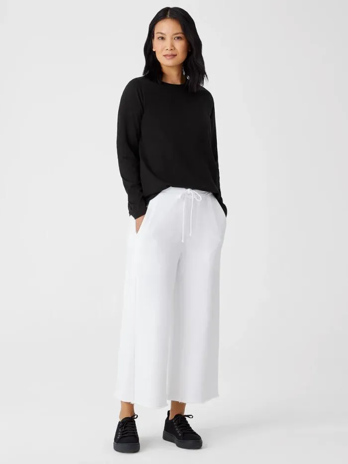 Shop Eileen Fisher Tops and Tees Organic Pima Cotton Jersey LongSleeve Tee Black