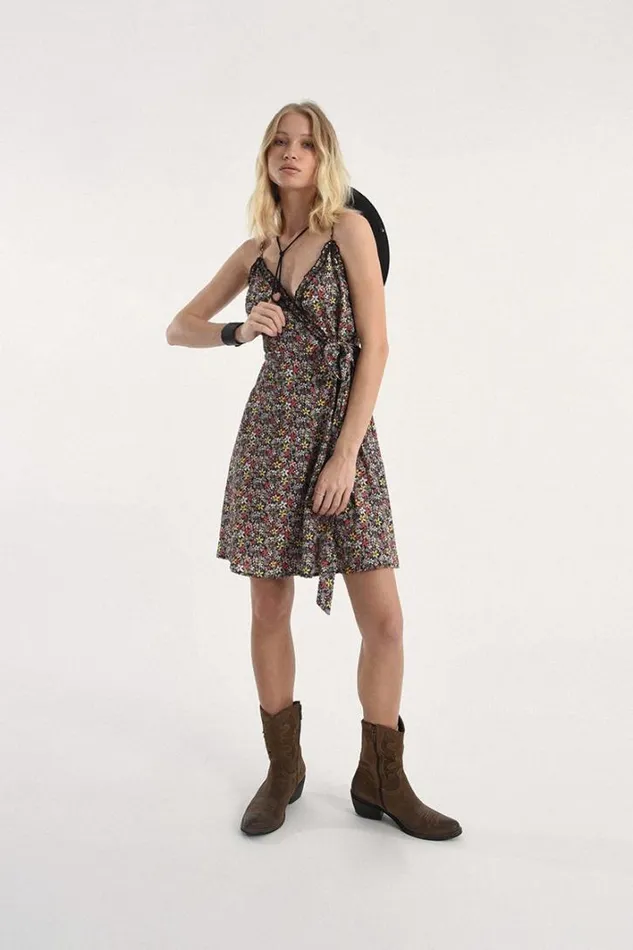 Short Printed Dress NAVY MAELLE Women Molly Bracken Dresses