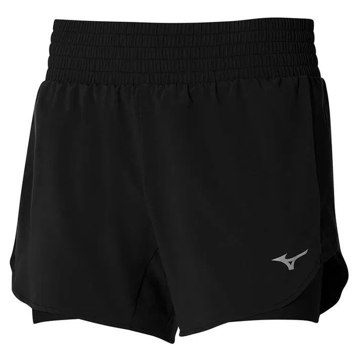 Shorts Women Mizuno 2in1 45 Short Black