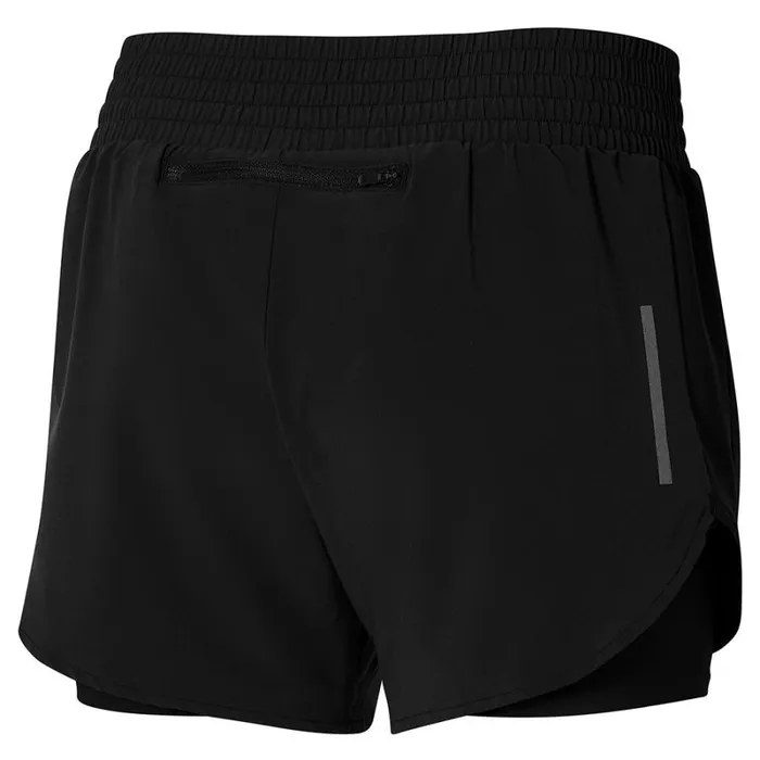 Shorts Women Mizuno 2in1 45 Short Black