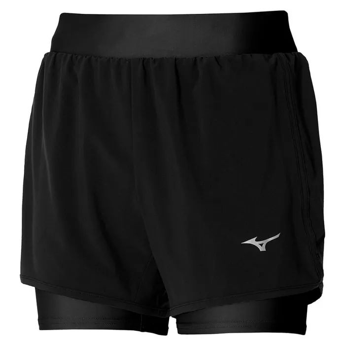 Shorts Women Mizuno Er 45 2in1 Short Black