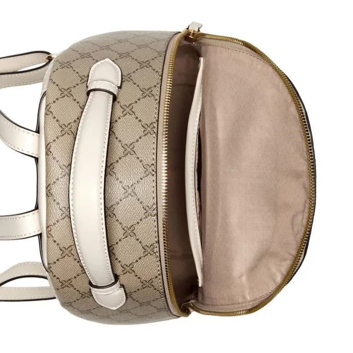 Siera Backpack Beige Logo Milk WomenMen Nine West Totes and Backpacks