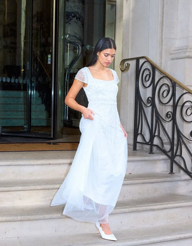 Simone Bridal Maxi Dress Ivory Women Monsoon Dresses