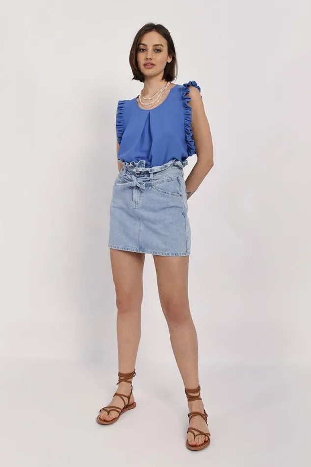 Sleeveless Top BLUE Women Molly Bracken Tops
