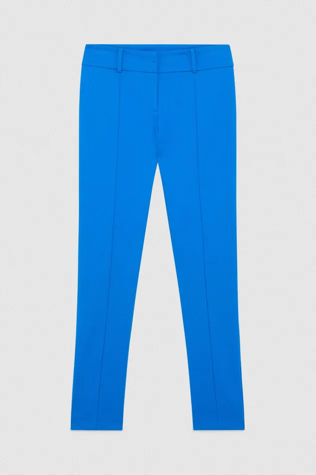 Slim and Skinny Women Patrizia Pepe Slim Pants Blue Soul