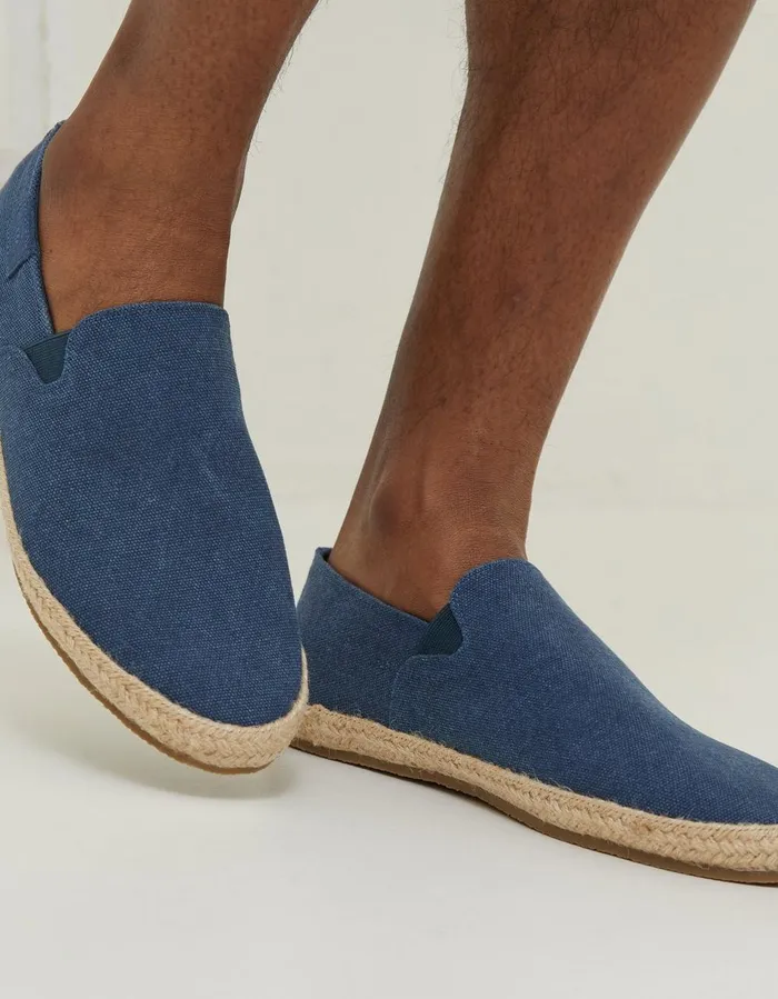 Slip On Espadrilles Navy Men FatFace Trainers