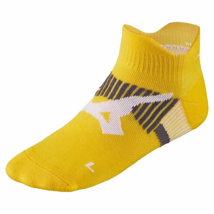 Socks MenWomen Mizuno Drylite Race Mid Racing Yellow