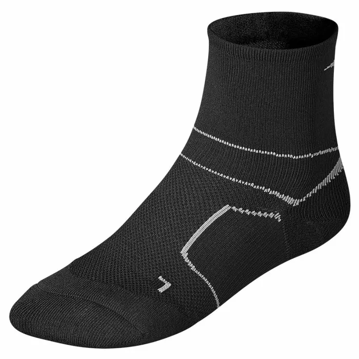 Socks MenWomen Mizuno Er Trail Socks Blackgrey