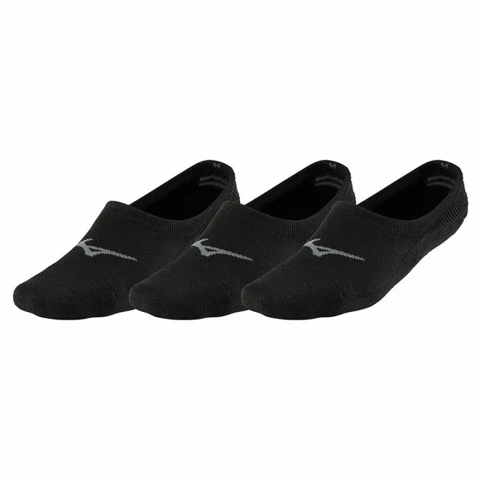 Socks MenWomen Mizuno Super Short Socks 3p Blackblackblack