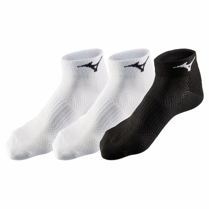 Socks MenWomen Mizuno Training Mid 3p Whitewhiteblack