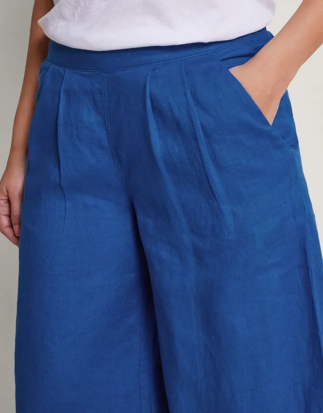 Solene Wide Leg Trousers Blue Women Monsoon Casualwear