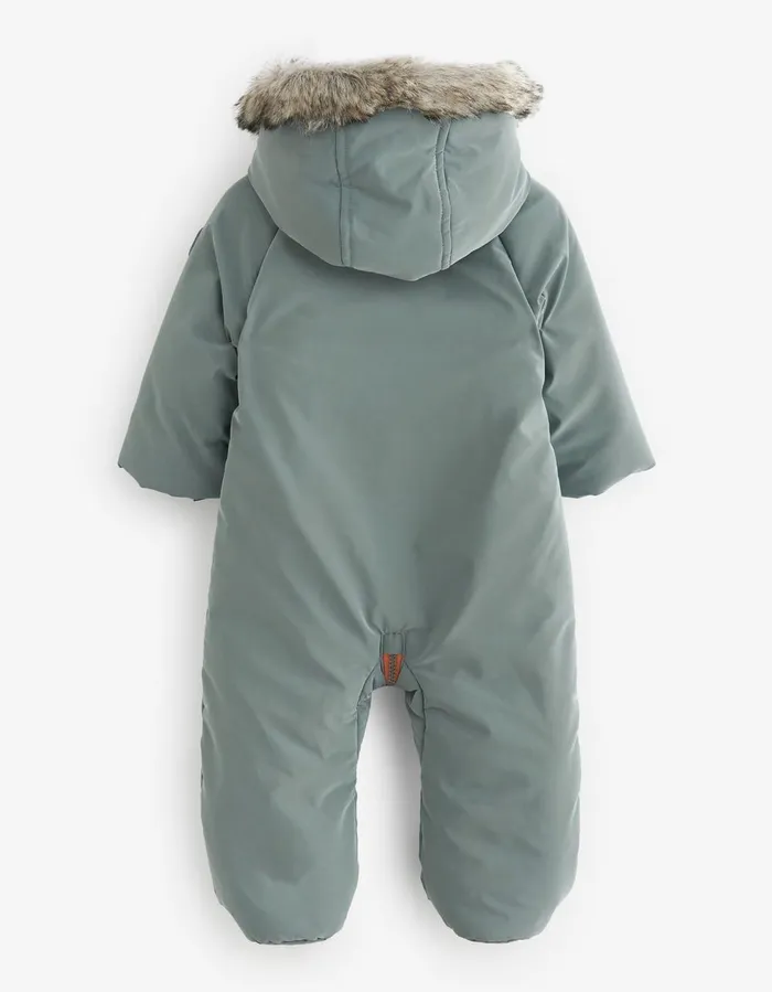 Solid Snowsuit Green BoysGirls FatFace Coats and Jackets