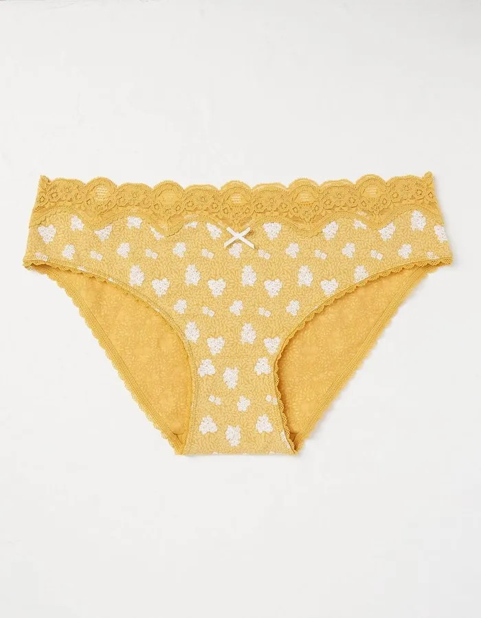 Sophia Floral Mini Knickers Mustard Yellow Women FatFace Socks Underwear and Tights Sophia Floral Mini Knickers Mustard Yellow Women FatFace Socks Underwear and Tights