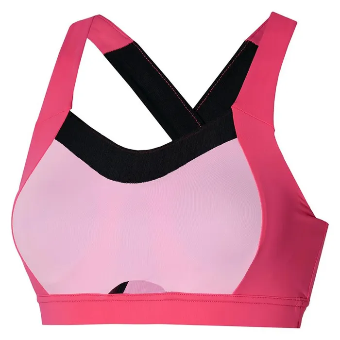 Sports Bras Women Mizuno High Support Bra Sangria Sunset