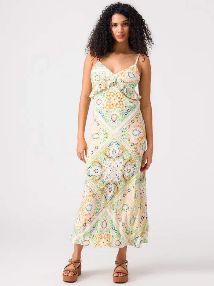 Spring Favorite Slip Dress Scarf Paisley Women Sanctuary Clothing Dresses and Jumpsuits