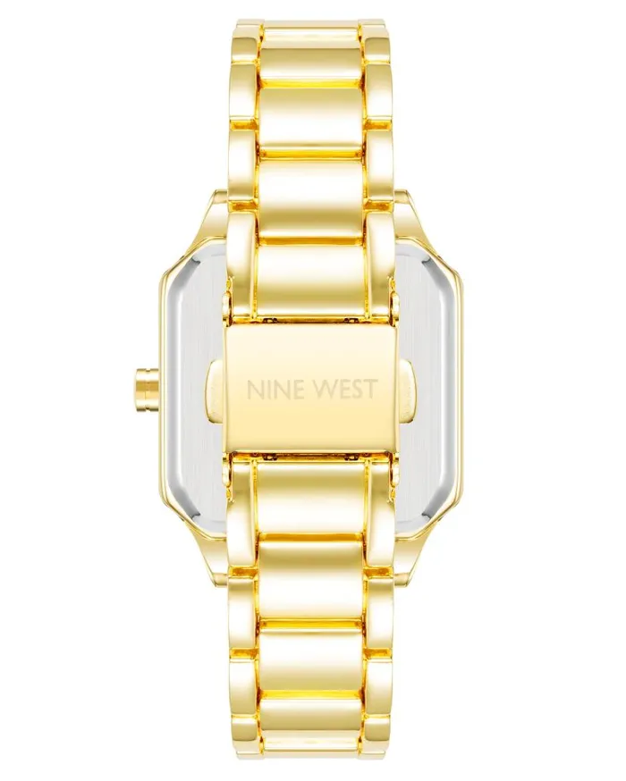 Square Case Bracelet Watch Blackgold WomenMen Nine West Watches