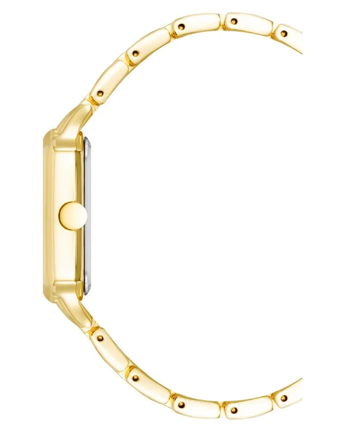 Square Case Bracelet Watch Blackgold WomenMen Nine West Watches