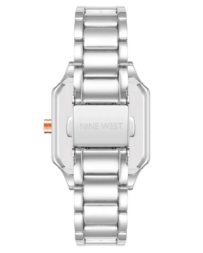 Square Case Bracelet Watch Graysilverrose Gold WomenMen Nine West Watches