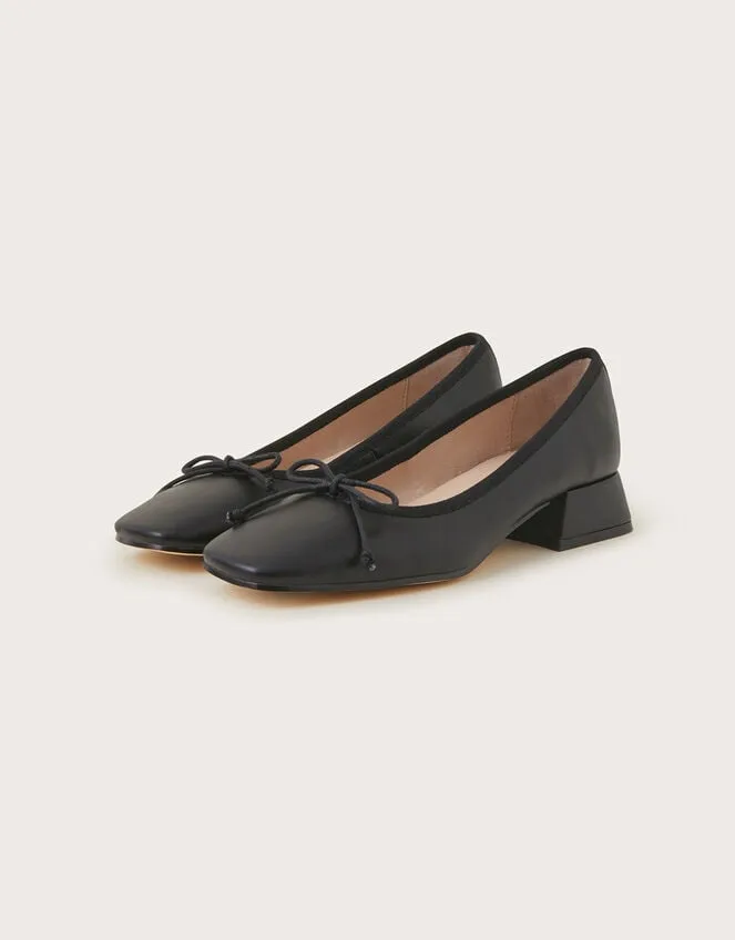 SquaredToe Block Heels Black Women Monsoon Sandals