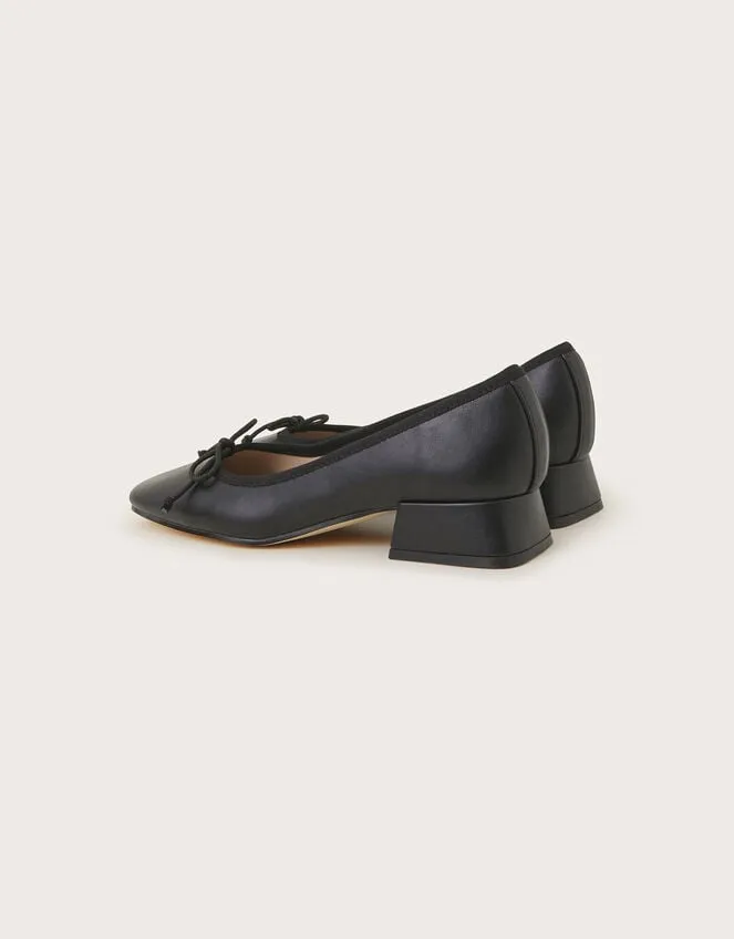 SquaredToe Block Heels Black Women Monsoon Sandals
