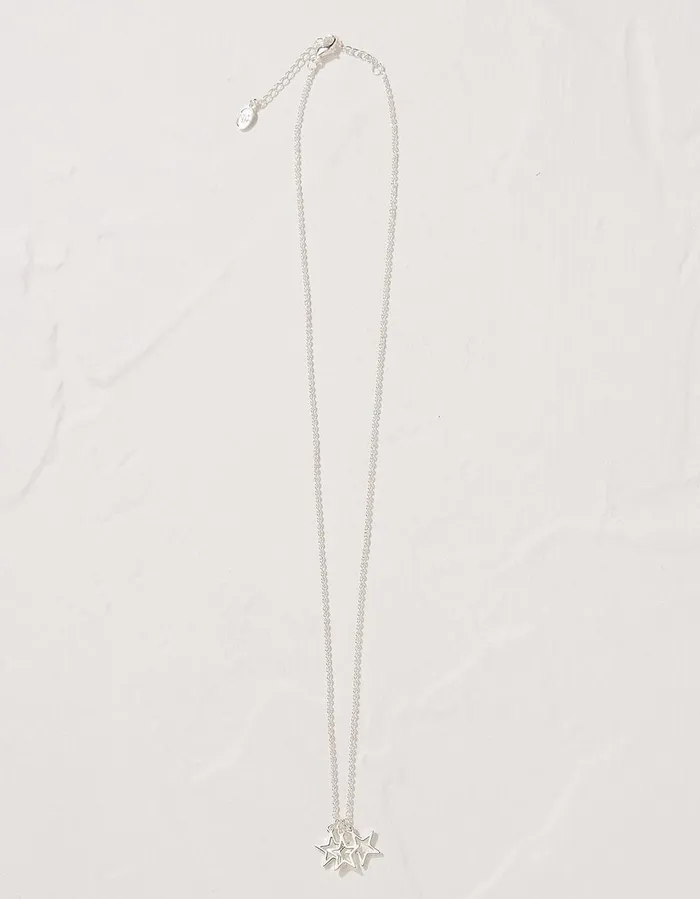Star Necklace Silver Women FatFace Jewellery