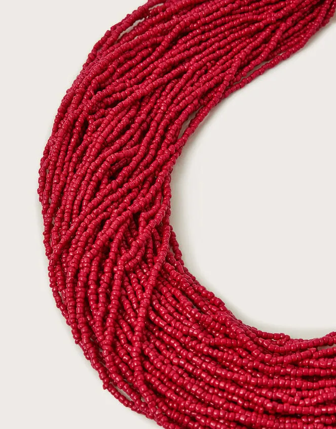 Statement Layered Bead Necklace Women Monsoon Jewellery and Hair