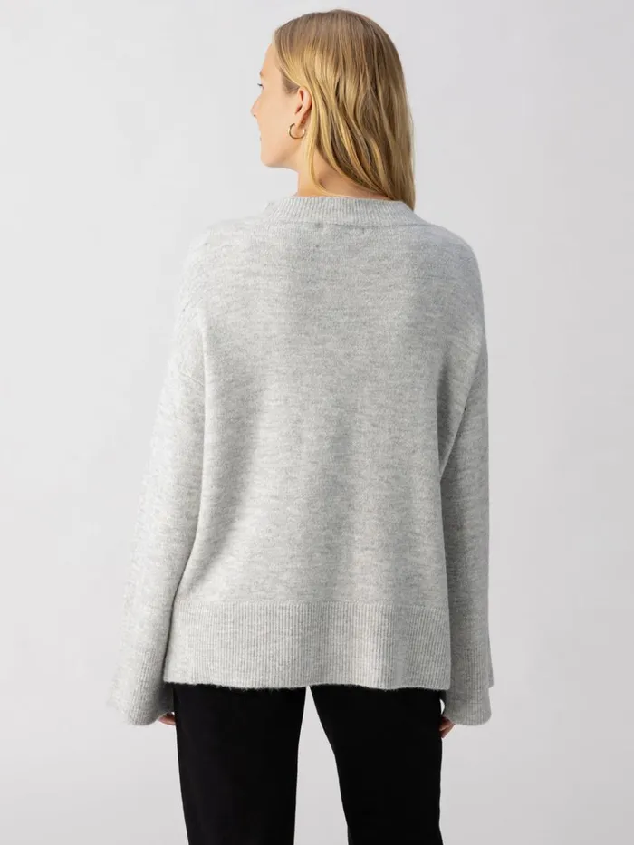 Street Chic Sweater Heather Grey Women Sanctuary Clothing Sweaters and Cardis Street Chic Sweater Heather Grey Women Sanctuary Clothing Sweaters and Cardis
