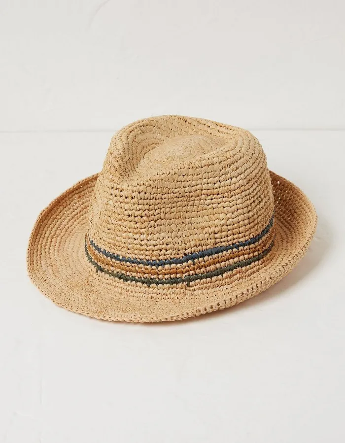 Stripe Trilby Natural Men FatFace Hats