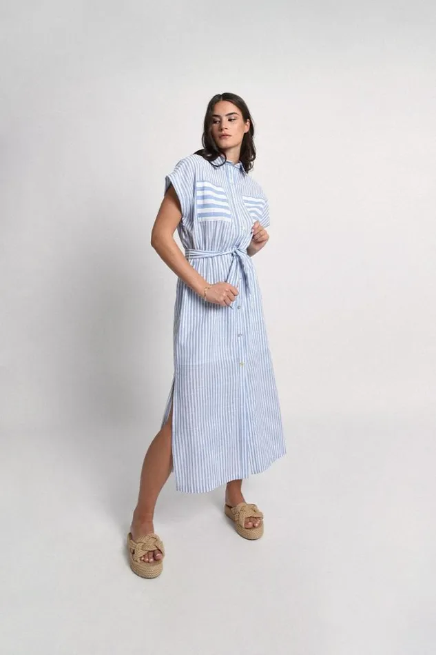 Striped Dolce Vita Dress NAVY TOUQUET Women Molly Bracken Dresses