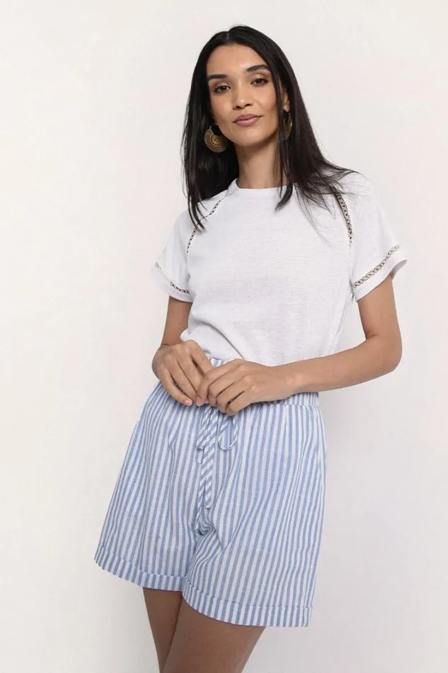 Striped Shorts NAVY TOUQUET Women Molly Bracken Shorts