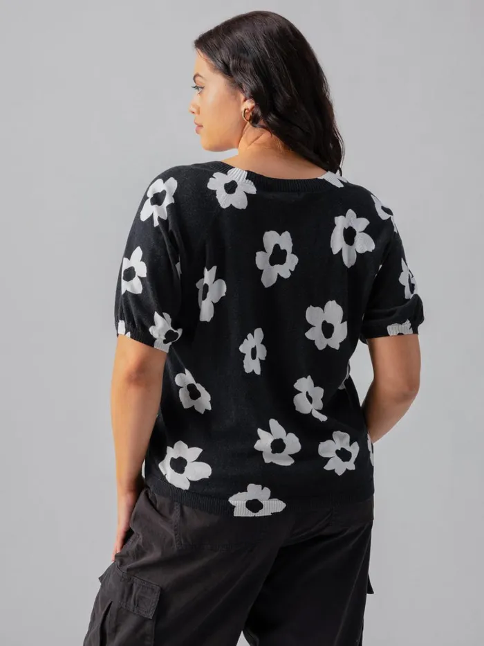 Sunny Days Sweater Flower Pop Inclusive Collection Women Sanctuary Clothing Sweaters and Cardis Sunny Days Sweater Flower Pop Inclusive Collection Women Sanctuary Clothing Sweaters and Cardis