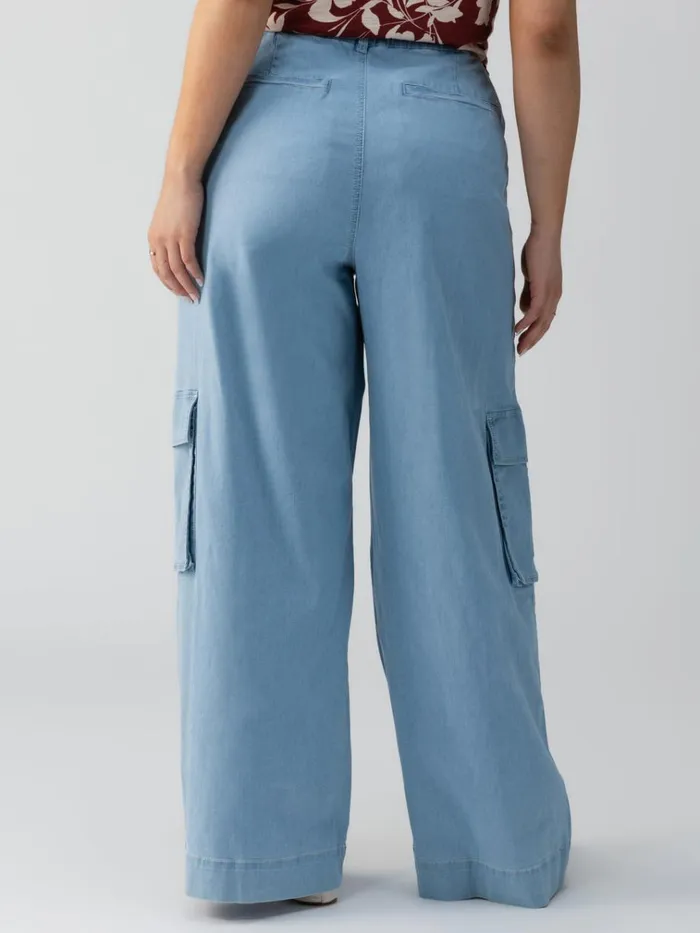 Sunset SemiHigh Rise Denim Pant Pale Blue Inclusive Collection Women Sanctuary Clothing Inclusive