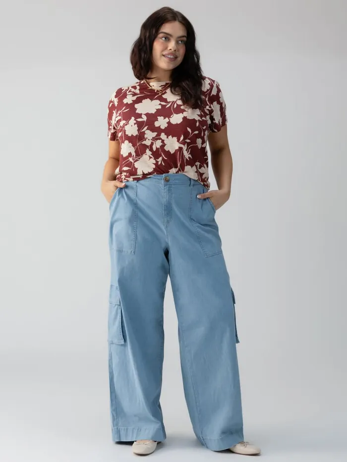 Sunset SemiHigh Rise Denim Pant Pale Blue Inclusive Collection Women Sanctuary Clothing Inclusive
