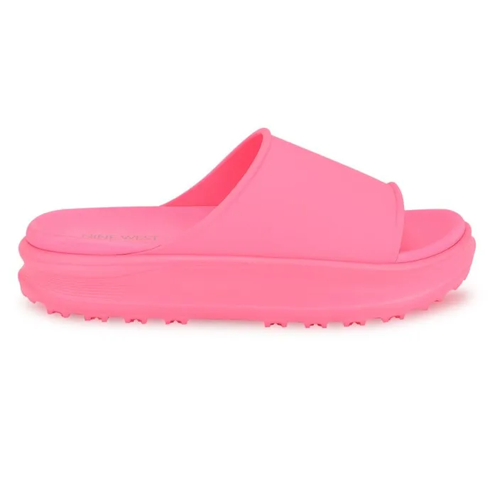 Sunshin Casual Slide Sandals Pink Women Nine West Sandals