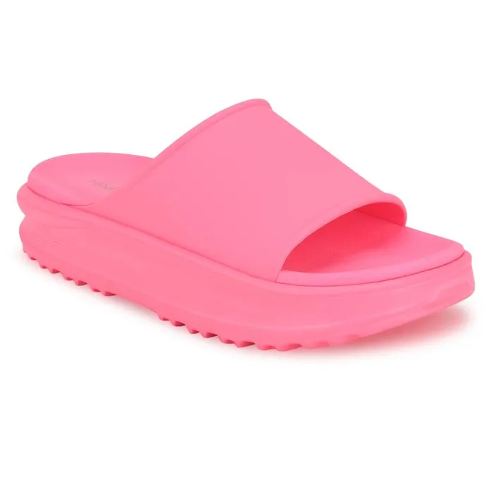 Sunshin Casual Slide Sandals Pink Women Nine West Sandals