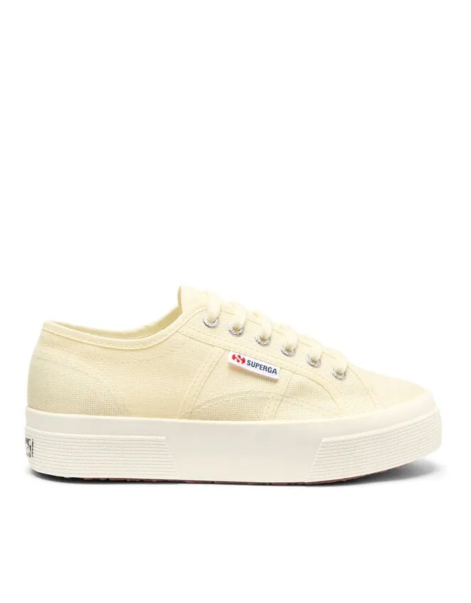 Superga 2750 Platform Trainers Camel Women Monsoon Flats