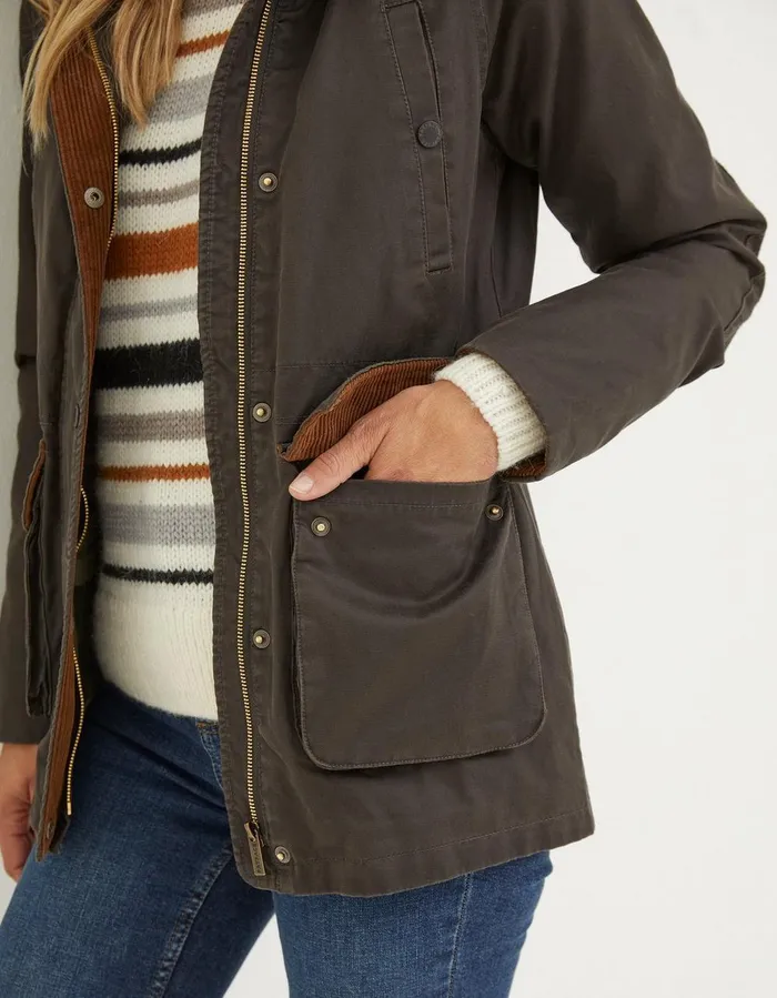 Sussex Heritage Coat Brown Women FatFace Coats and Jackets