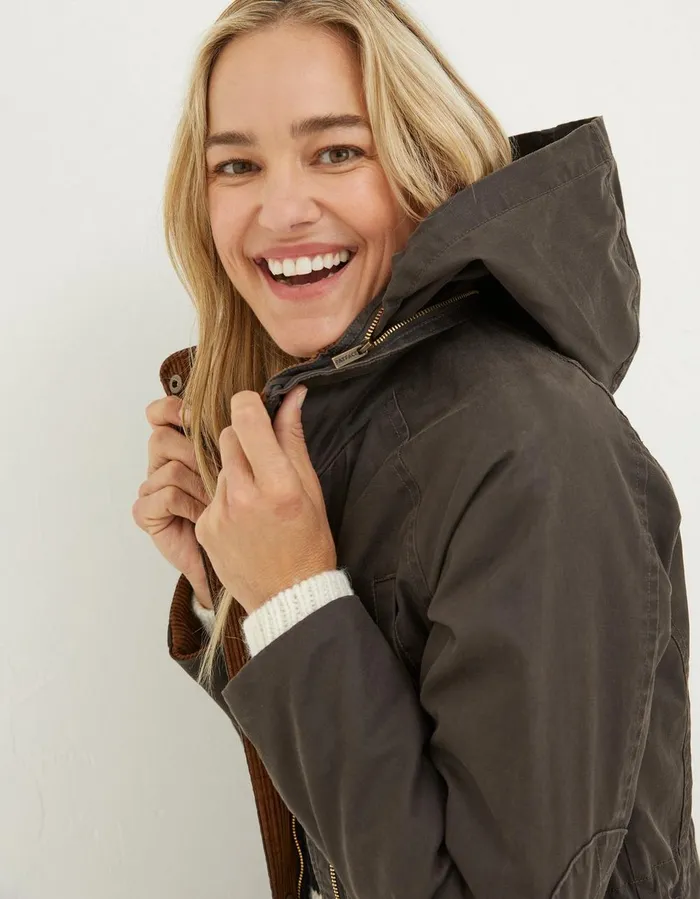 Sussex Heritage Coat Brown Women FatFace Coats and Jackets