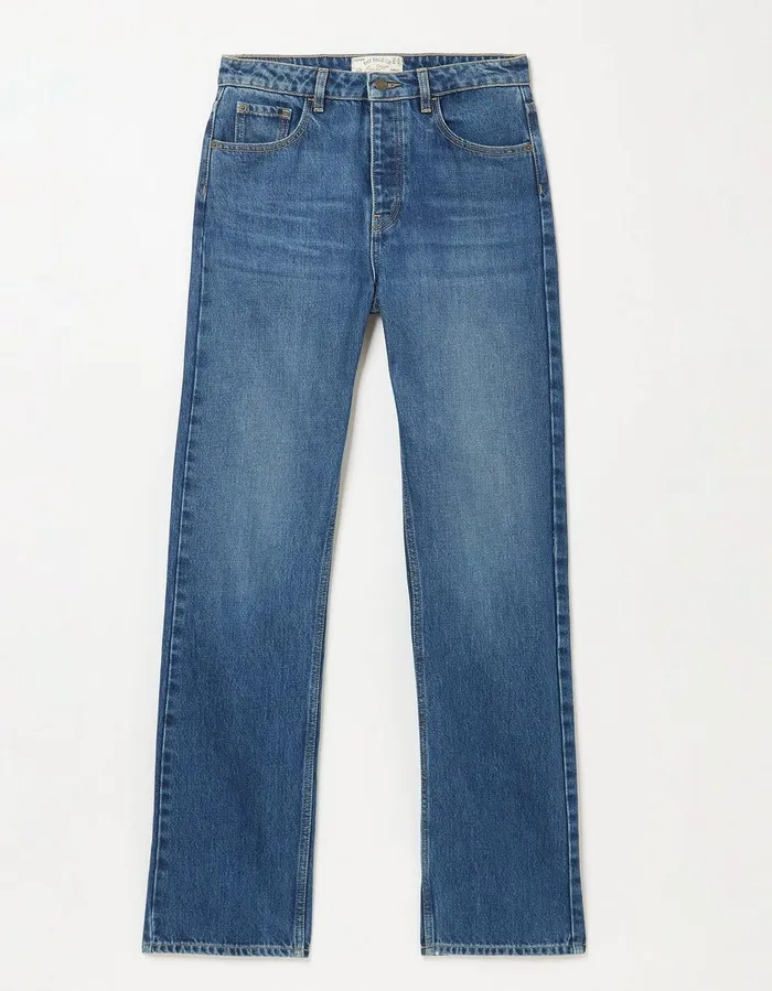 Sutton Straight Jeans Denim Blue Women FatFace Jeans and Dungarees