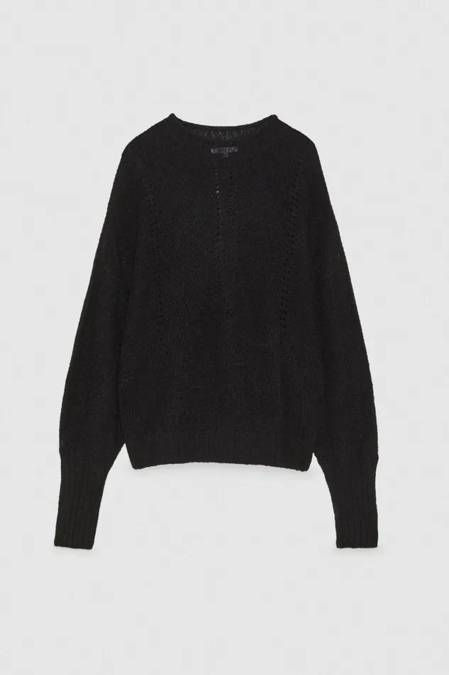 Sweaters Women Patrizia Pepe Soft WoolBlend Sweater Nero