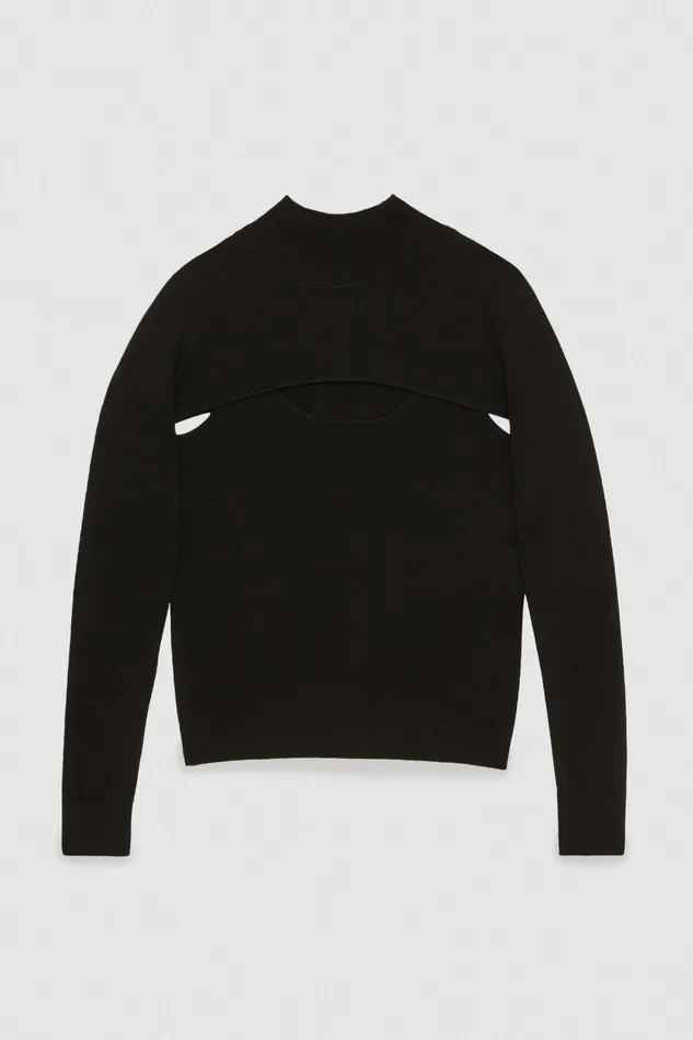 Sweaters Women Patrizia Pepe Wool Shrug Nero
