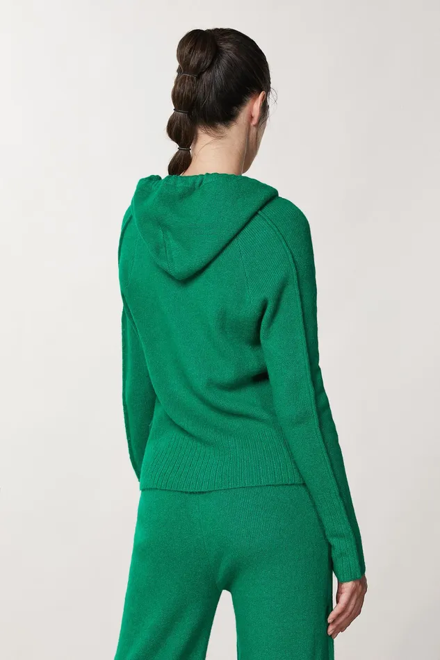 Sweatshirts Women Patrizia Pepe Hooded Sweater Vibrant Green